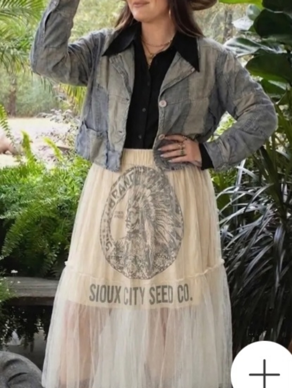 Nwt Jaded Gypsy Feeling Frilly Sioux City Sm/Med